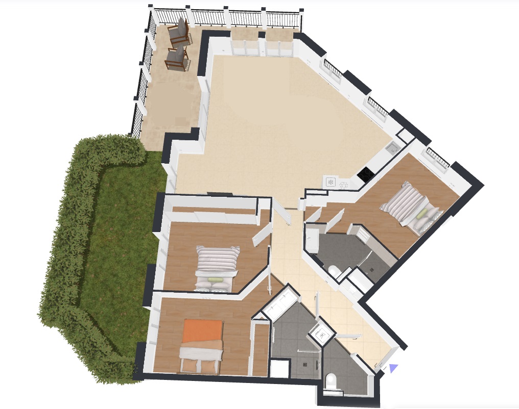 Plan de l’appartement
